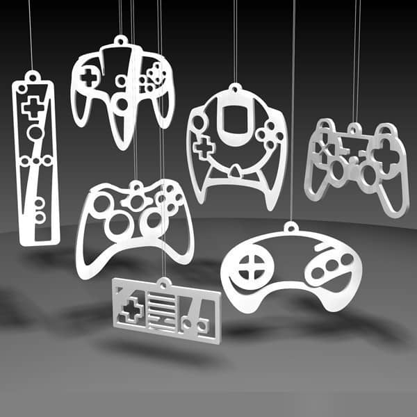 Laser Cut Acrylic Ornaments
