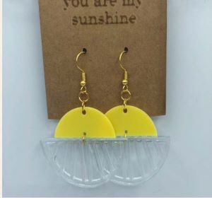 earrings by "you are my sunshine"